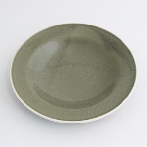 画像3: 【OLIVE オリーブ 】21cm深プレート　グリーン
