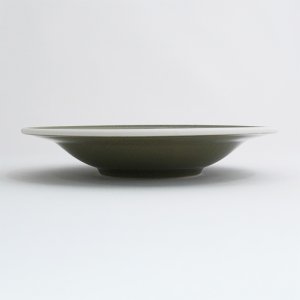 画像2: 【OLIVE オリーブ 】21cm深プレート　グリーン