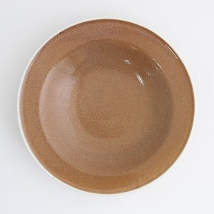 画像4: 【OLIVE オリーブ 】21cm深プレート　ブラウン