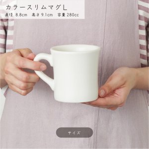 画像3: 【MUG CUP マグカップ】カラースリムマグL 　アメ釉