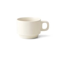 【MUG CUP マグカップ】カラーカフェスタックマグ　白マット