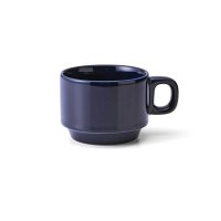 【MUG CUP マグカップ】カラーカフェスタックマグ　濃紺