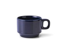 【MUG CUP マグカップ】カラーカフェスタックマグ　濃紺