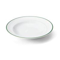 【LIGNE リーニュ】24cmスープ皿　緑