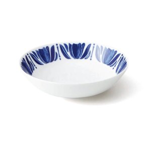 画像1: 受注生産：【NAVY BLUE ネイビーブルー】16cmボウル　チューリップ