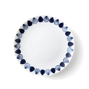 画像1: 受注生産：【NAVY BLUE ネイビーブルー】23cmプレート　ドロップ