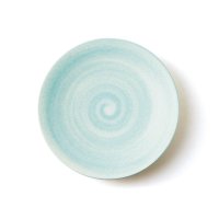 【PERLE ペルル】24cmプレート　ブルー