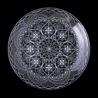 【ARABESQUE  アラベスク 】21cmプレート シルバー