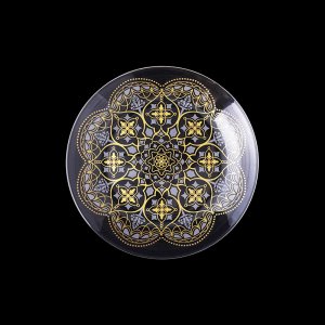 画像1: 【ARABESQUE  アラベスク 】15cmプレート ゴールド