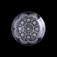 【ARABESQUE  アラベスク 】15cmプレート シルバー