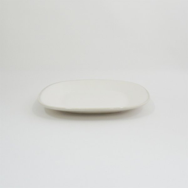 画像2: 【PLAT プラ】スクエアプレート 小 ホワイト (2)