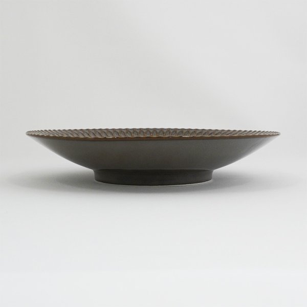 画像2: 【PANIER パニエ 】21cm深プレート　ブラウン (2)