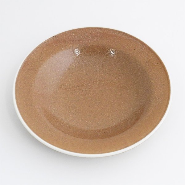 画像3: 【OLIVE オリーブ 】21cm深プレート　ブラウン (3)