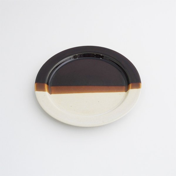 画像3: 2025新作:【BICOLOR バイカラー】16.5cmリムプレート キャメル (3)