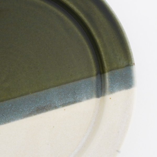 画像4: 2025新作:【BICOLOR バイカラー】16.5cmリムプレート グリーン (4)