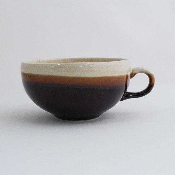 画像2: 2025新作:【BICOLOR バイカラー】スープカップ キャメル (2)