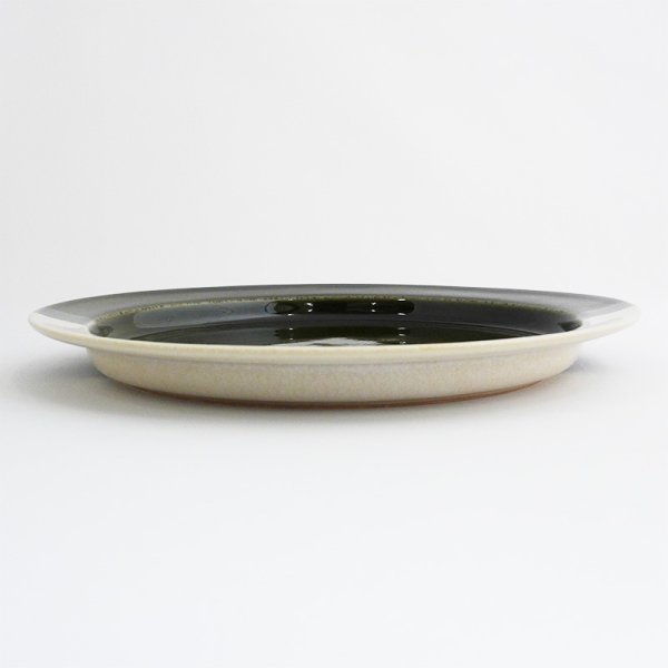 画像2: 2025新作:【BICOLOR バイカラー】22cmリムプレート グリーン (2)