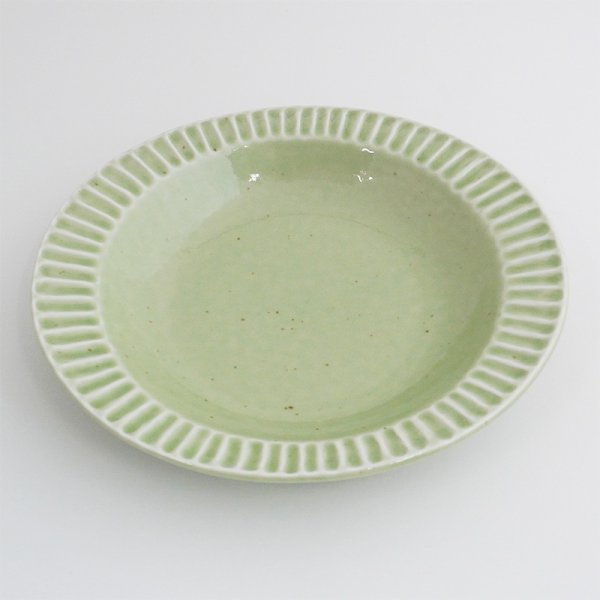 画像3: 【COZY コージー】オーバルプレート グリーン (3)