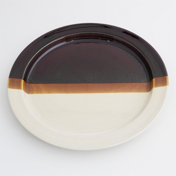 画像3: 2025新作:【BICOLOR バイカラー】22cmリムプレート キャメル (3)