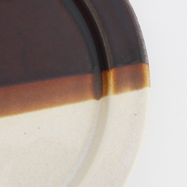 画像4: 2025新作:【BICOLOR バイカラー】19.5cmリムプレート キャメル (4)