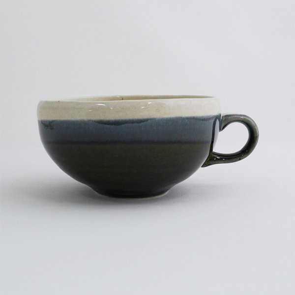 画像2: 2025新作:【BICOLOR バイカラー】スープカップ グリーン (2)