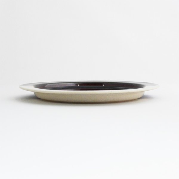 画像2: 2025新作:【BICOLOR バイカラー】19.5cmリムプレート キャメル (2)