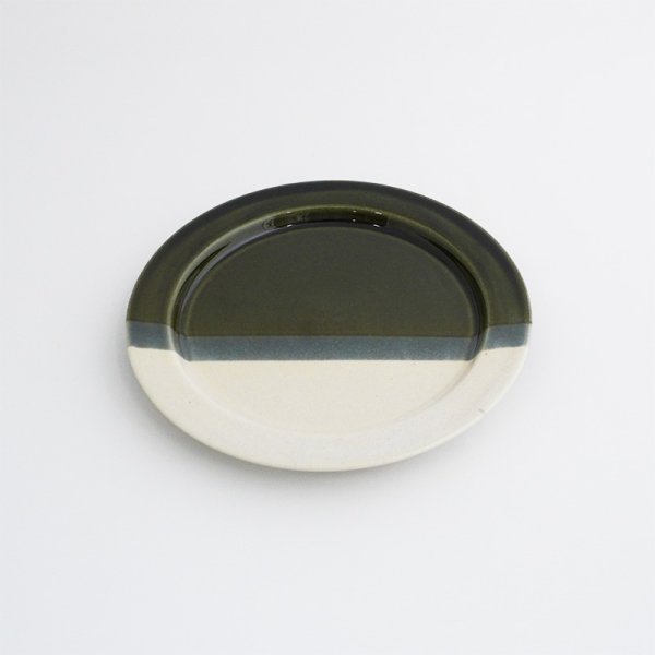 画像3: 2025新作:【BICOLOR バイカラー】16.5cmリムプレート グリーン (3)