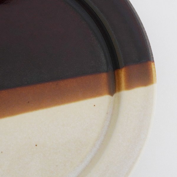 画像4: 2025新作:【BICOLOR バイカラー】16.5cmリムプレート キャメル (4)