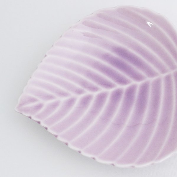 画像4: 【PIANTA ピアンタ】リーフプレート さくら パープル (4)