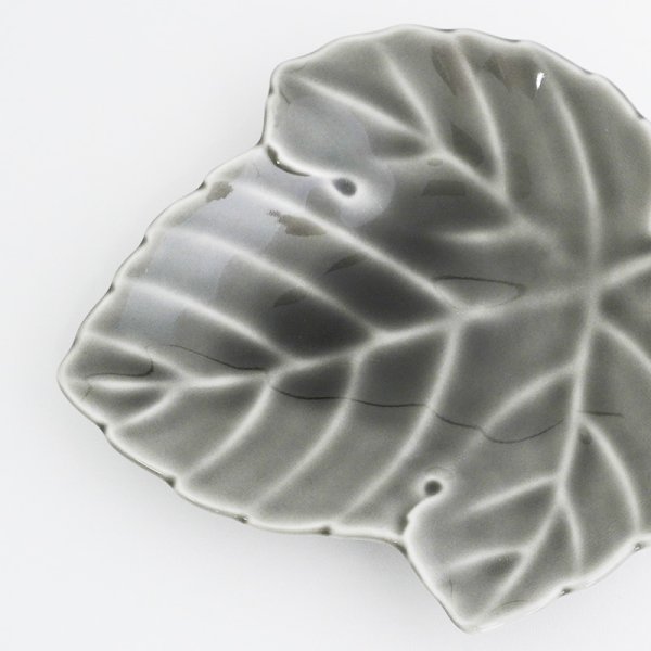 画像4: 【PIANTA ピアンタ】リーフプレート ぶどう ブラック (4)