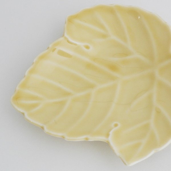 画像4: 【PIANTA ピアンタ】リーフプレート ぶどう マスタード (4)