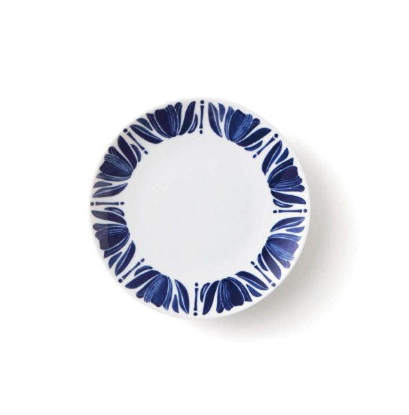画像1: 受注生産：【NAVY BLUE ネイビーブルー】15cmプレート　チューリップ (1)