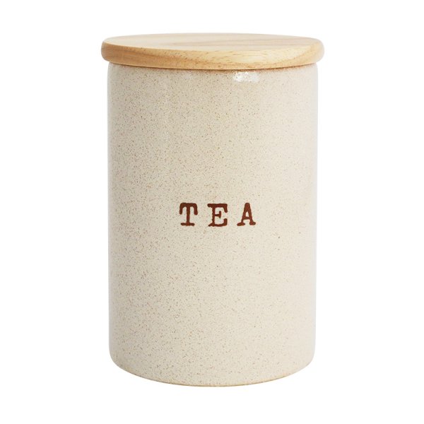 画像1: 【CAFE STYLE カフェスタイル】キャニスター 大 ティー (1)