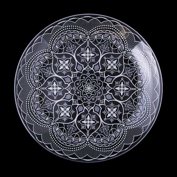 画像1: 【ARABESQUE  アラベスク 】21cmプレート シルバー (1)